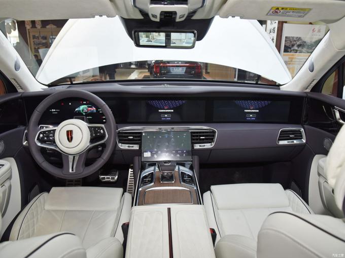 In voorraad Hongqi E-Hs9 Nieuwe of gebruikte Chinese Nieuwe elektrische auto met 4WD motor 6 zitplaatsen 690km Hongqi E-Hs9 5